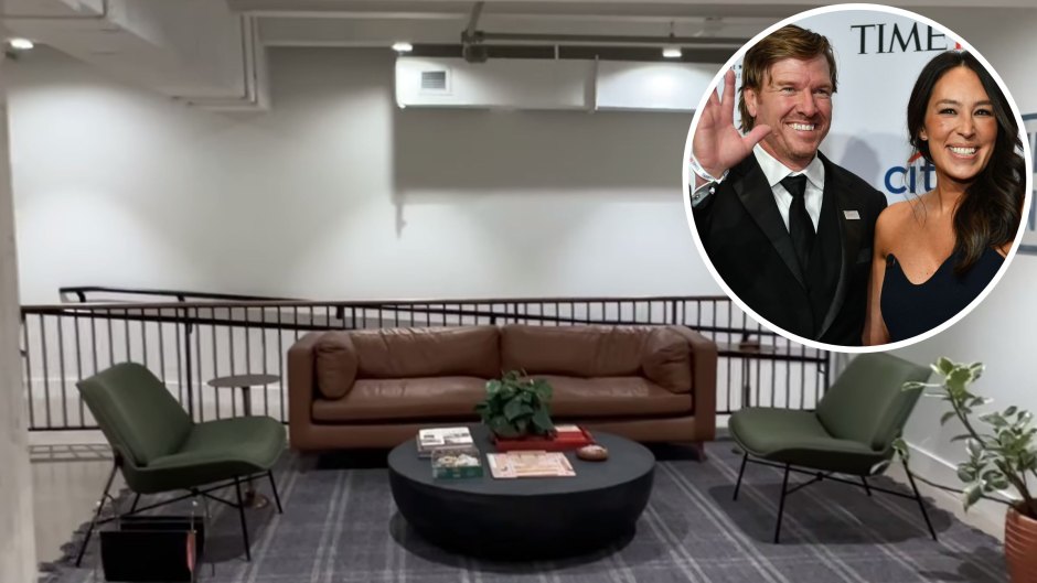 The cozy lounge area in Chip and Joanna Gaines' Magnolia office