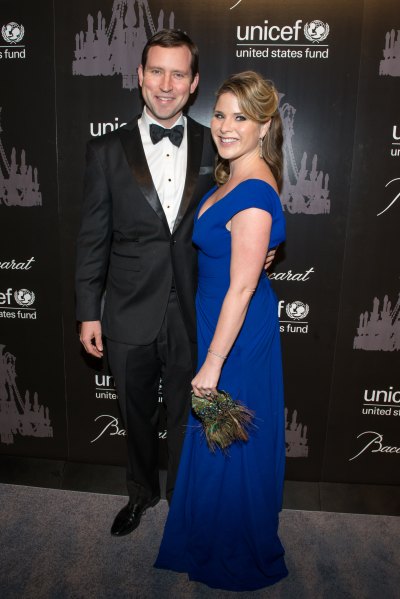 Jenna Bush Hager wears blue dress next to husband Henry Hager
