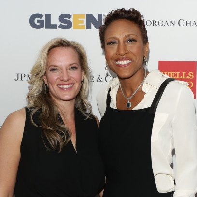 Robin Roberts and wife Amber Laign