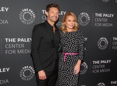 Ryan Seacrest wears suit on red carpet with Kelly Ripa