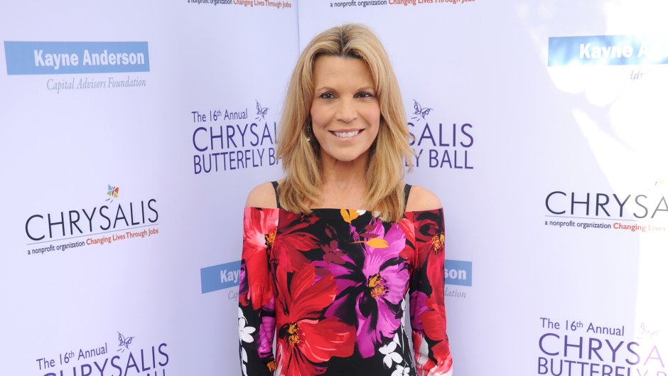 Vanna White arrives at the 16th Annual Chrysalis Butterfly Ball in floral dress