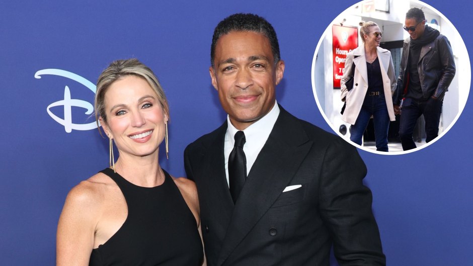 GMA's Amy Robach and T.J. Holmes Hold Hands in NYC [Photos]