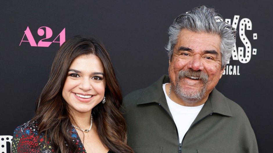 Mayan Lopez and George Lopez attend the Los Angeles Premiere of A24's "Dicks: The Musical"