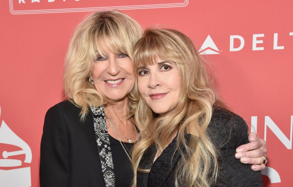 Christine McVie and Stevie Nicks of Fleetwood Mac attend MusiCares Person of the Yea