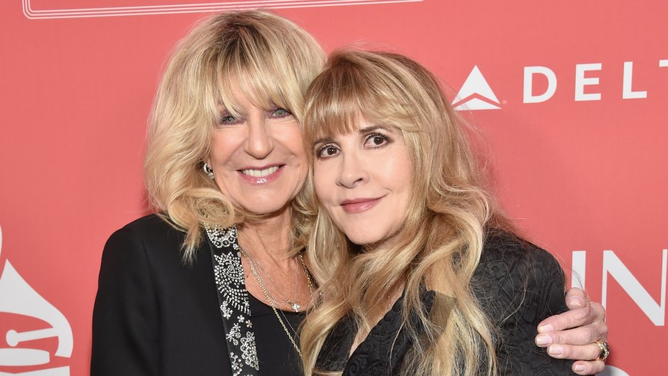 Christine McVie and Stevie Nicks of Fleetwood Mac attend MusiCares Person of the Yea