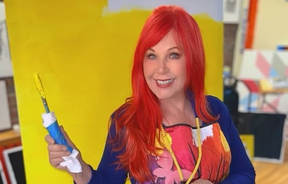 B-52s' Kate Pierson's Save The Chimps Art Exhibit in Miami