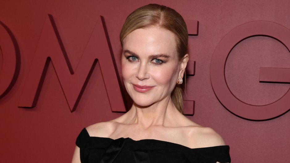 A closeup of Nicole Kidman's makeup look
