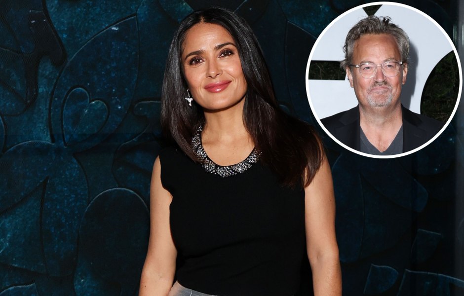 Salma Hayek Steps Out After Matthew Perry Tribute [Photos]