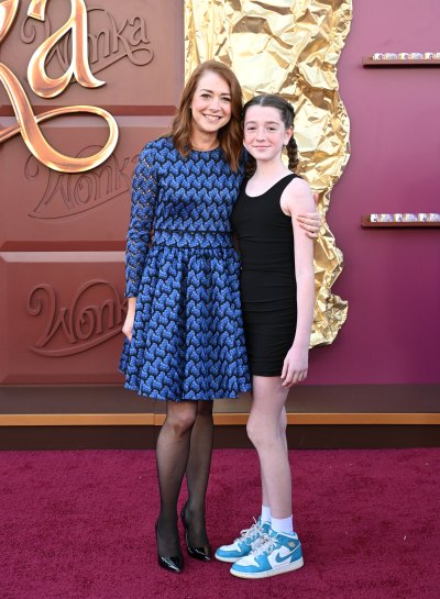 Alyson Hannigan attends 'Wonka' premiere with daughter Satyana