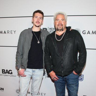 Guy Fieri at red carpet appearance with son Hunter
