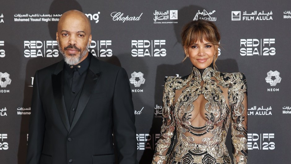 Halle Berry and Van Hunt hold hands on red carpet for film festival