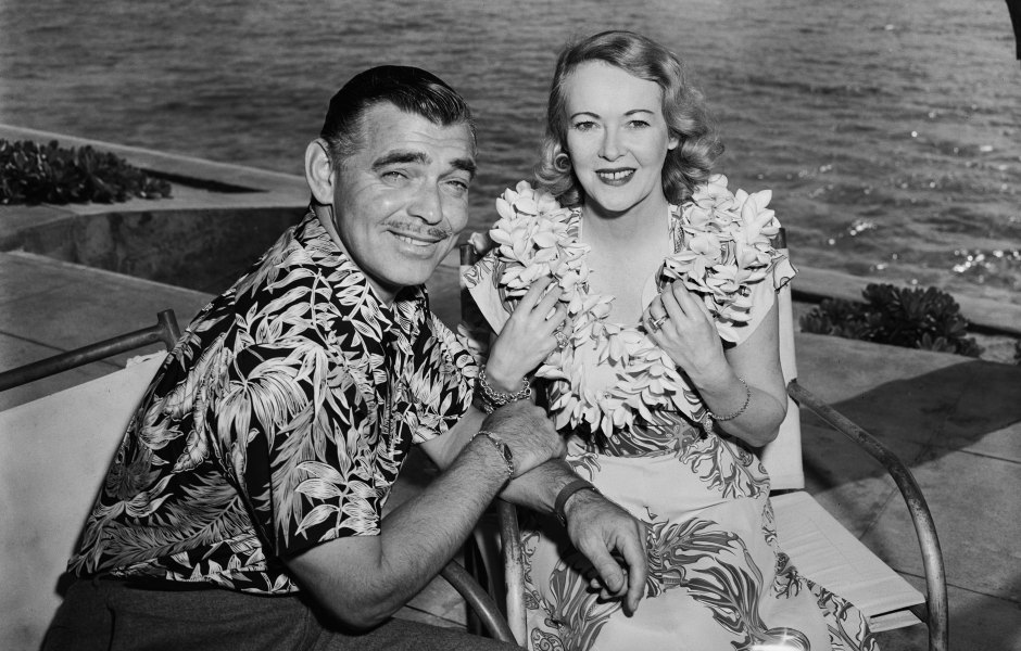 Clark Gable and Sylvia Ashley on honeymoon