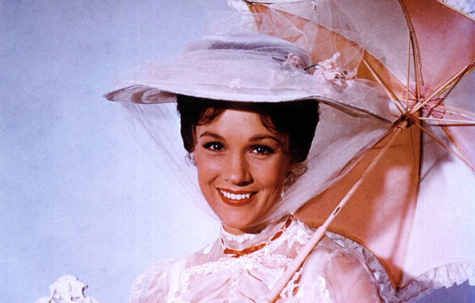 Julie Andrews as Marry Poppins
