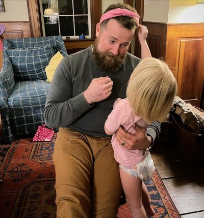 Ben Napier plays with daughter Mae