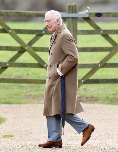 King Charles walking