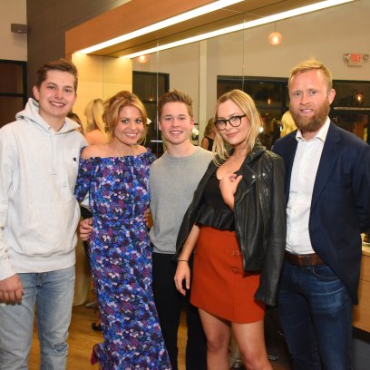 Candace Cameron Bure and her family at an event