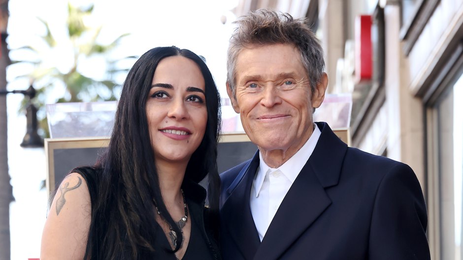Willem Dafoe is joined by wife at Hollywood Walk of Fame ceremony