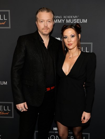 Jason Isbell and Amanda Shires on red carpet