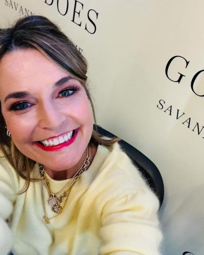 Savannah Guthrie smiles in a yellow shirt