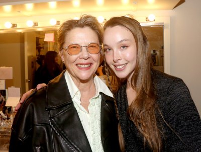 Ella Beatty with mom Annette Bening 