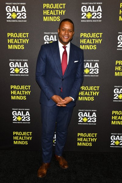 Craig Melvin in a suit on red carpet
