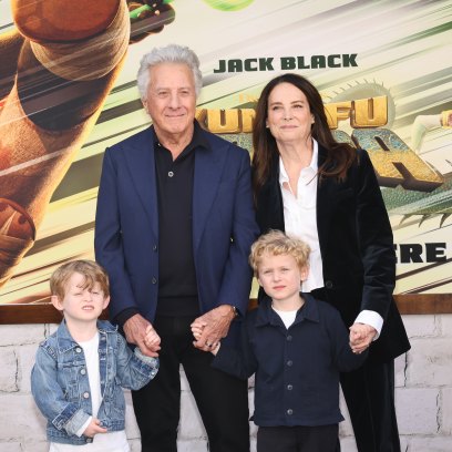 Dustin Hoffman and Grandkids at Kung Fu Panda 4 Premiere
