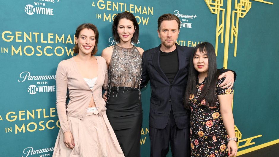 Ewan McGregor Attends Event With Kids and Wife Mary