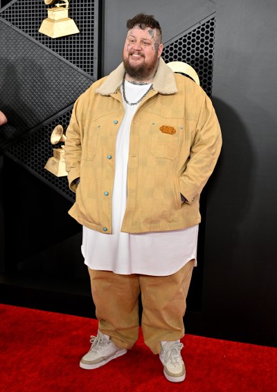 Jelly Roll on Grammys red carpet