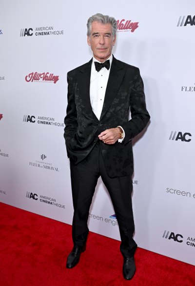 Pierce Brosnan in a tuxedo