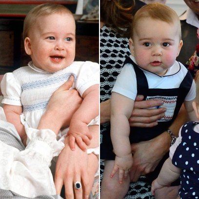 Prince William and Prince George’s Side-By-Side Baby Photos