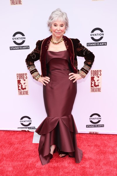 Rita Moreno in red gown