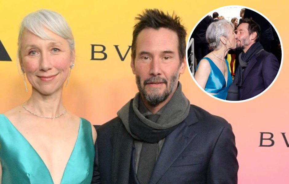Keanu Reeves and Alexandra Grant Kiss During Rare Date Night