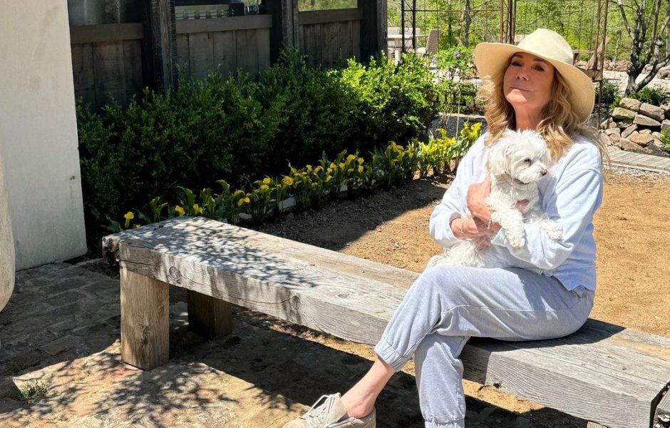 Kathie Lee Gifford Spends Time in Garden