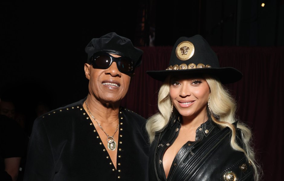 Stevie Wonder at the 2024 iHeartRadio Awards with Beyonce