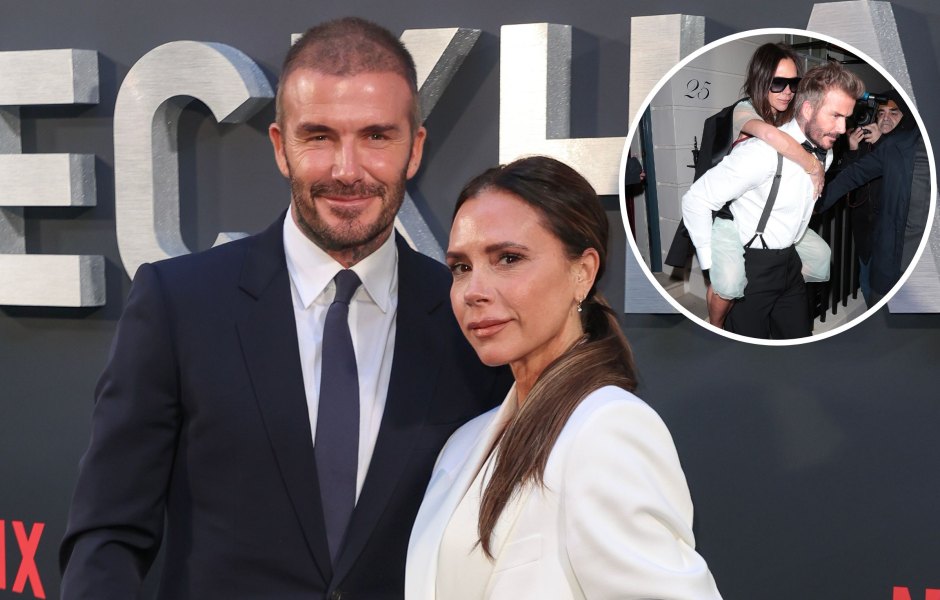 Victoria Beckham Carried Out of Birthday Party By David Beckham