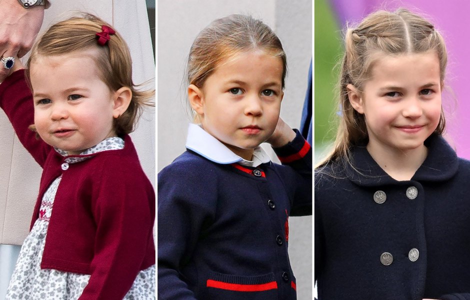 Princess Charlotte photos over the years