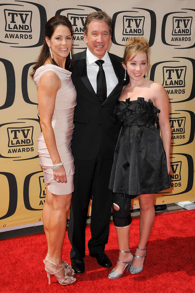Tim Allen and family at 8th Annual TV Land Awards in 2010.